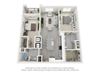 B1 1136 sq ft 3D